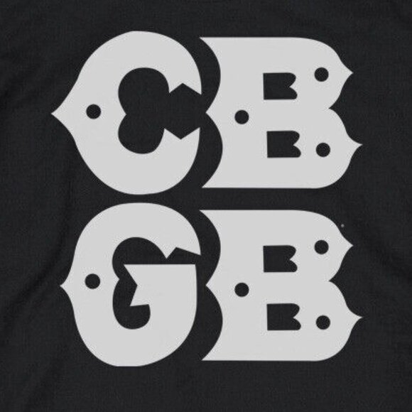 CBGB Stacked Logo Rock Music Band Sweatshirt Vintage 73 - Picture 2 of 5